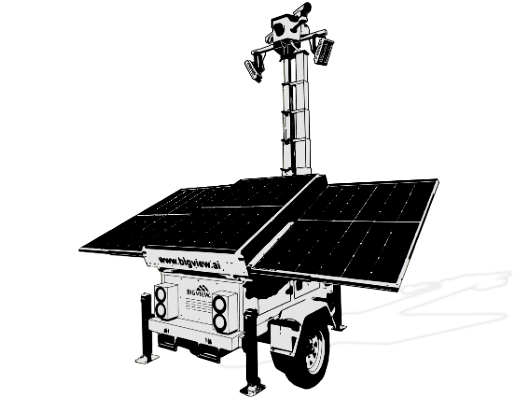 Mobile Surveillance Trailers & Jobsite Security | BIGView