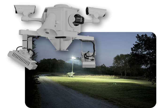 100W Motion-Activated LED Floodlights and Multicolor Strobe Deterrents 100W Motion-Activated LED Floodlights and Multicolor Strobe Deterrents